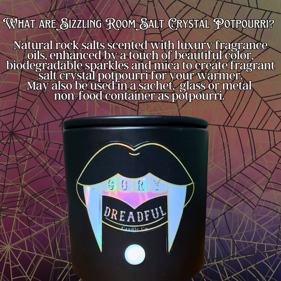 Skulled Cider Sizzling Room Salt Crystal Potpourri: Mulled Cider Scent - Picture 4 of 9